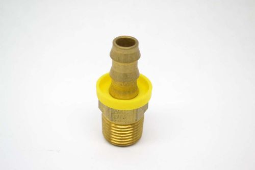 PARKER 30182-6B PUSH-LOK 3/8IN HOSE X 3/8IN MALE NPT CONNECTOR FITTING B416195