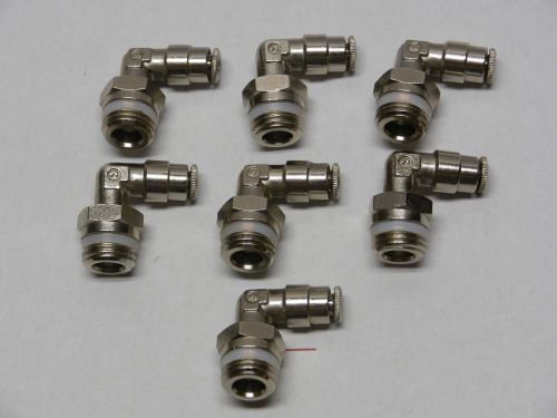 New camozzi, male swivel elbow, 1/8&#034;tubing, 1/4 nptf, lot of 7 for sale