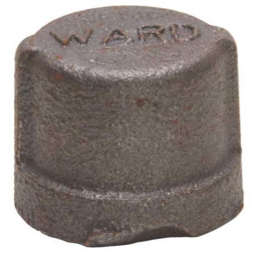 Black malleable cap 1/2&#034; 330901.d.bmcap ward manufacturing 330901.d.bmcap for sale