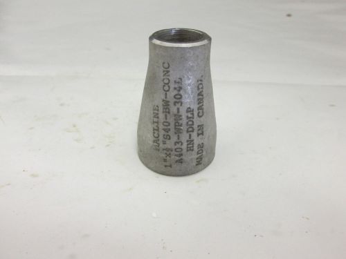 Macline 1&#034;x1/2&#034; s40-bw a403-wpw-304l hn-ddlp concentric reducer stainless steel for sale