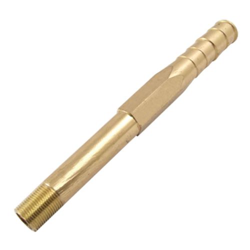1/2&#034; Male Thread Brass Fitting Hose Tail Piping Nipple 6.7&#034; for Mould