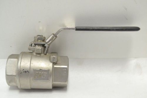 SVF 1000WOG 2WAY STAINLESS THREADED 1-1/4 IN NPT BALL VALVE B288648