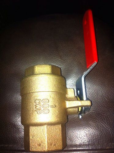 1&#034; brass ball valve for sale