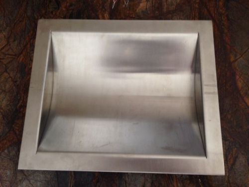 CRL Brushed Stainless Steel 12&#034; Wide X 10&#034; Deep X 1-9/16&#034; High Standard Drop-In
