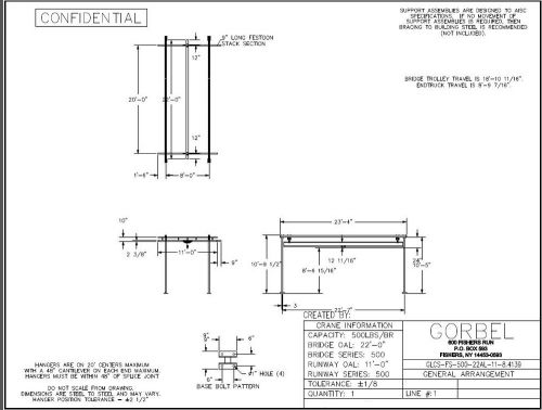 21&#039; x 11&#039; Warehouse Industrial Bridge Crane Free Standing Overhead Gantry Cranes