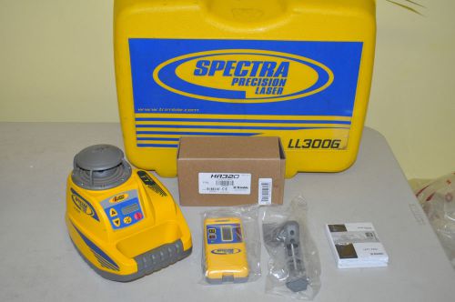 Spectra precision slope laser with new hr320 laser receiver - excellent deal for sale