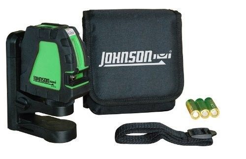 New Johnson Level Green Beam Cross Line Laser 40-6656