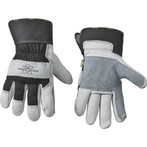 Glv wrk one sz rubberized sfty custom leathercraft gloves - leather palm 2050 for sale