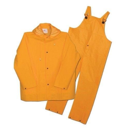 Boss 3xl fluorescent yellow 3-piece 35mm lined rain suit- 3pr0300yg for sale