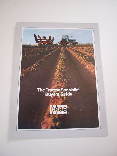 Case &#039;83 Tractor Buyer&#039;s Guide Brochure 2390 2590 4WD 4490 4690 4890+ 24 pg MINT