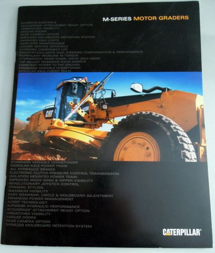 Caterpillar M Series Motor Graders Dealer Sales Kit Brochure CD 2007