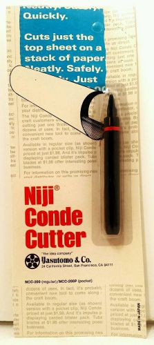 Yasutomo &amp; co niji conde paper cutter ncc-200 new discontinued single sheet tool for sale