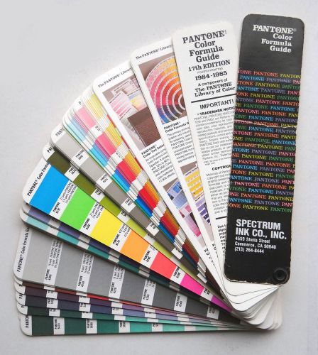 Pantone Color Formula Guide, COATED &amp; UNCOATED Colors - 17th Edition, 1984-1985