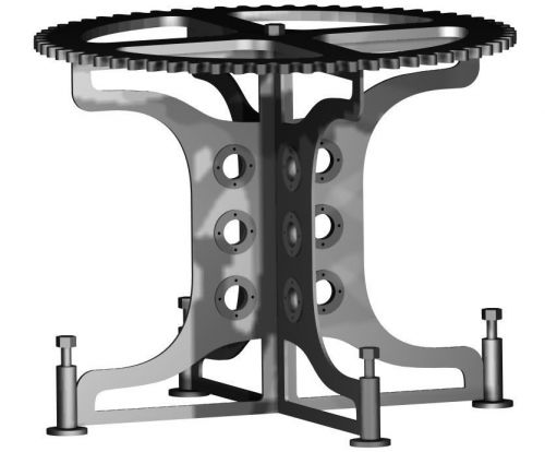 Steam punk end table cnc dxf format cutting file for plasma, laser, water jet for sale