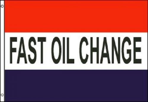 FAST OIL CHANGE Flag Automotive Banner Advertising Pennant Business Sign 3x5 FT