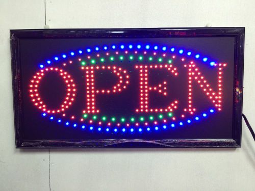 OPEN LED SIGN 23&#034;x12&#034; with Power On/Off swicth and Animation On/Off Switch