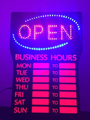 3 Stage LED Open / Closed Sign With Remote Shut Off - 23.5&#034; x 16.5&#034; x 1.5&#034;