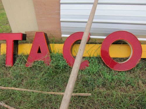 TACO CASA LIGHTED BUSINESS SIGN,13&#039; 7&#034; X 19&#034;
