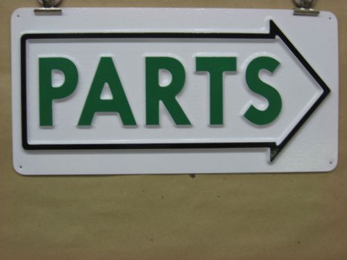 PARTS ARROW FRAME RIGHT 3D Embossed Plastic 6x14 Sign