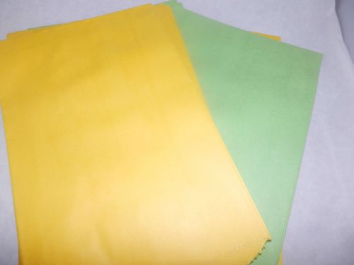 100 6x9 Lime Green and Yellow Paper Merchandise Bags, Party Bags, Colored Bags
