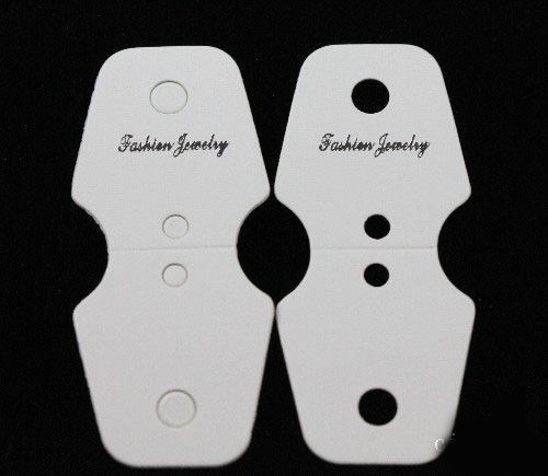 50Pcs Jewelry Packing Handing Display Paper Board Necklace/Bracelet Card