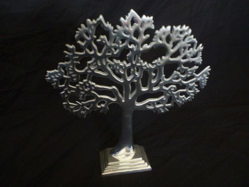 Tree of life balinese silver metal jewellery display hanger stand medium for sale