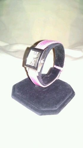 Watch Display Stand Black Velvet Jewelry Bracelet Holder