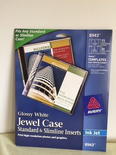 Inkjet CD/DVD Jewel Case Inserts Home Office Music Supplies Avery Photo Graphics