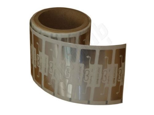 SMARTRAC DogBone RFID Clear Wet Inlay (Monza 4D) Roll of 1000 - FREE SHIPPING