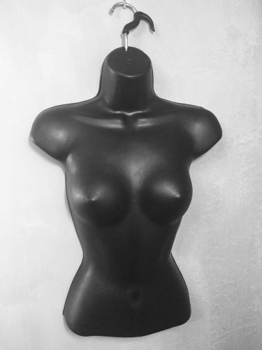 3 Black Female Haniging Women Mannequin Body Display Half Form