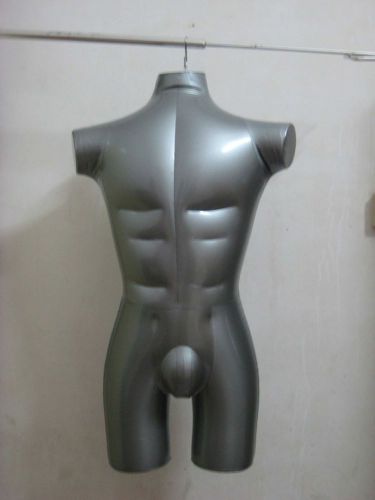 New fashion man whole body inflatable mannequin dummy torso model #1014 for sale