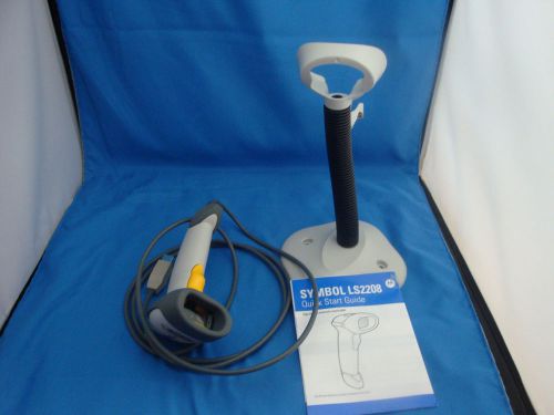 Symbol Barcode Scanner With Stand LS2208-SR2000