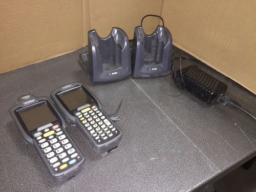 Lot of 2, Symbol Pocket PC - MC3090BT - Laser Wireless Barcode Scanners - Extras