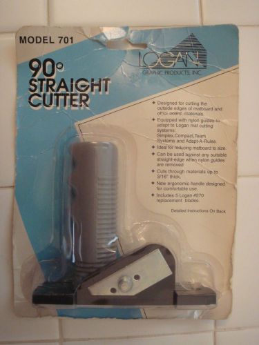 new Logan Graphic Products Pull Style Hand Held Mat Cutters 90 degree straight