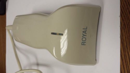 Royal PS700 PS-700E Handheld Barcode Scanner, Off White