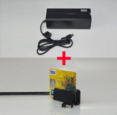 MSR606 HiCo Magnetic Card Reader/Writer +  Wireless Bluetooth MINI400B DX4B