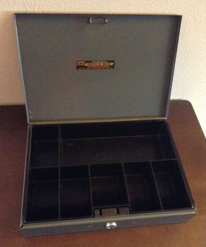Vintage Asco Steelmaster Cash Box  USA