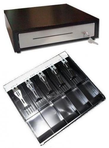 Cash drawer for receipt printers epson/star black new for sale