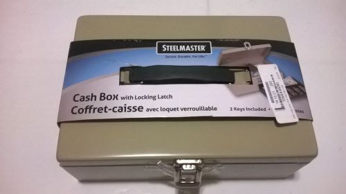 MMF Industries Steel Cash Box with Locking Latch, Sand (221612003)
