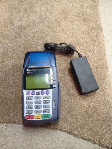 VERIFONE OMNI 3750 CREDIT CARD TERMINAL READER POS RETAIL WITH POWER CORD