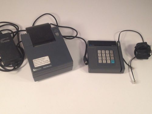 Verifone tranz 380 credit card terminal with verifone printer 900 *free s/h* for sale