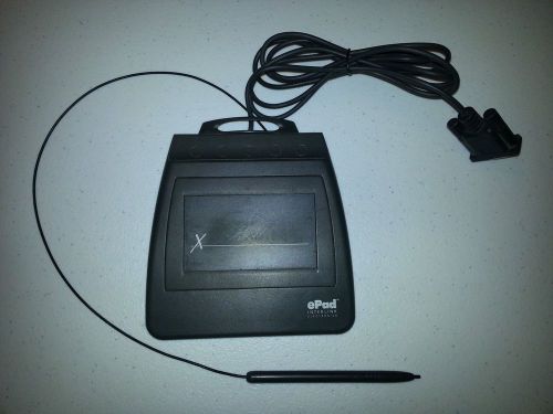 Epad Interlink Electronic POS SERIAL Signature Pad and Stylus/ePadLink ePad