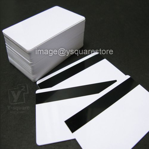 50x hico 1-3 magnetic stripe blank cr80 id iso pvc credit card ~pvc card printer for sale
