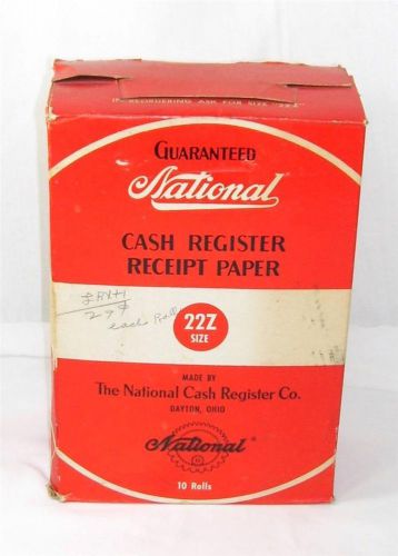 1941 National Cash Register Receipt Paper Rolls 22Z NOS