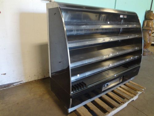 H.d. commercial &#034;hussmann&#034; lighted, heated roasted chicken display merchandiser for sale