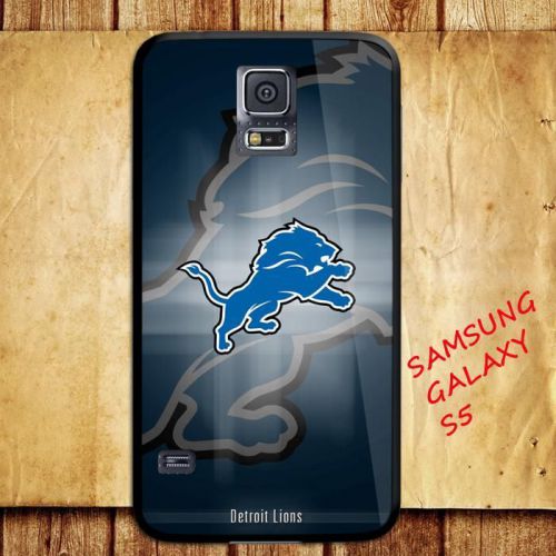 iPhone and Samsung Galaxy - Rugby Detroit Lions Team Mascot Logo - Case