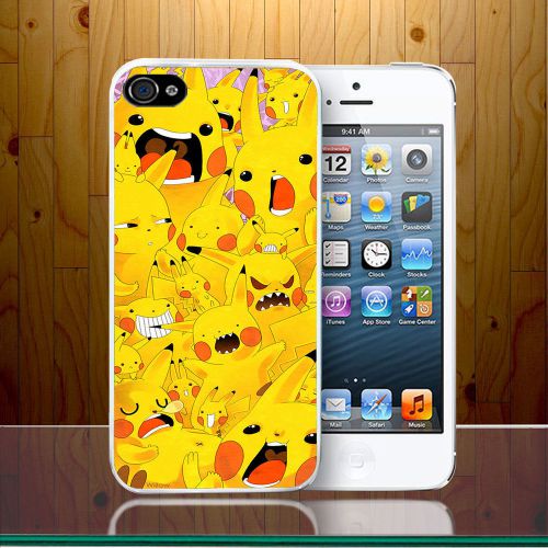 New Pokemon Pikachu Yellow Chubby Case cover For iPhone and Samsung galaxy