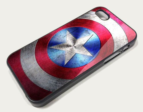 Captain America Shield Hot Item Cover iPhone 4/5/6 Samsung Galaxy S3/4/5 Case