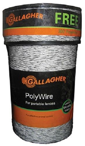 Gallagher 1,320&#039;, Ultra White, Polywire