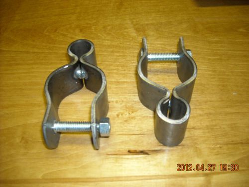 Gate hinge 1 set of 2 hd hinges 1-5/8&#034; dia gate half complete with bolt for sale